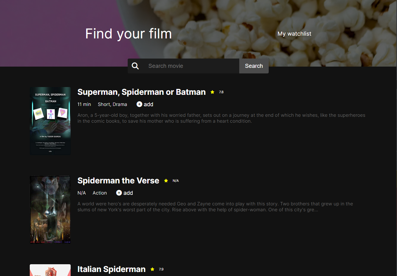 Movie Watchlist image